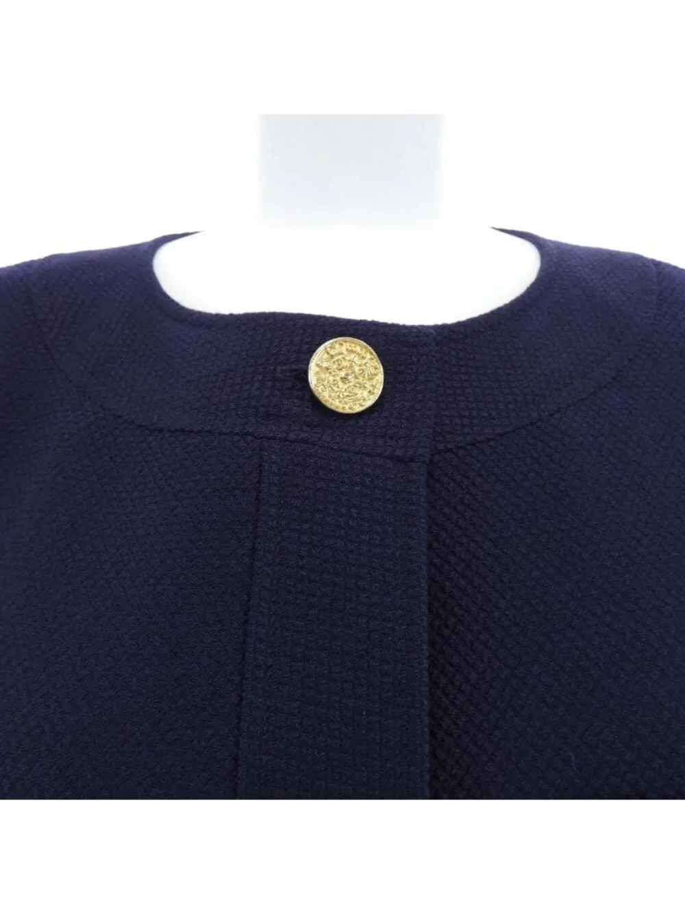 Chanel Vintage Coat Navy